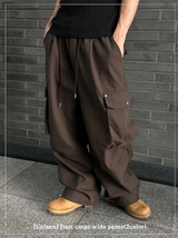 [Unisex] Dart cargo wide pants(2color)