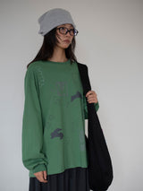 JUMP LONG SLEEVE T (GRASS GREEN)