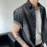 MG323 Pinter Crop Denim Shirt (2 colors)