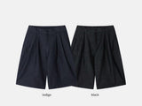 A-Line Silhouette High-Street Twill Shorts