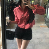 [BELLIDE MADE] 7 colors, daily standard cropped shirt
