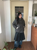 キュミハイネックウールパディングジャンパー
