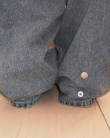 ティンタハートプリントワイドレッグデニムパンツ
