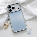 Misty Glossy Blur Silver MagSafe iPhone Case