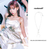 [Celeb pick] Mellow loose ribbon Necklace