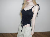 mini shirring stud top(3 color) 