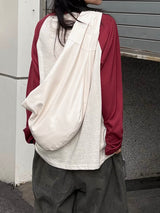 leather shirt bag