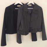 Frill Trim Cropped Jacket