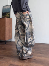 Curved Tree Wide Pants (2color) (No.1002)