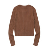 PRIMROSE V-NECK CROP KNIT (6COLOR)