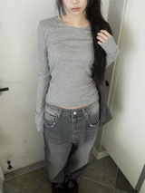 tencel layered tee