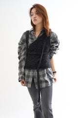 Sophie layer wool wrap top