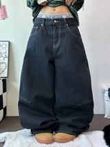 STITCH BALLOON DENIM PANTS 💙S-XL🖤