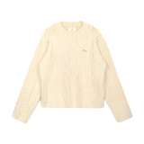 SNUGGY CABLE WOOL SWEATER (3 COLORS)