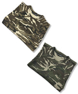 Raglan Camo Waffle Long Sleeve_Brown