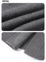standard wool hooded long coat