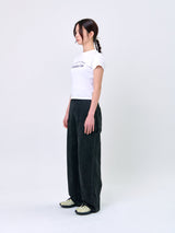 WASHED STITCH CARPENTER PANTS_Black