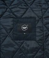 Women’s Collar Quilted Short Jacket Dark Navy