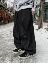 Whale cut denim pants