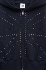 england hood zip up (navy)