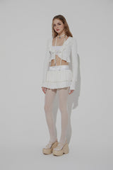 DOUBLE TIERED SKIRT