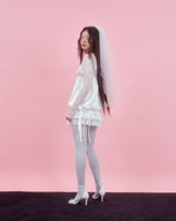 コサージュパフブラウス [IVORY]