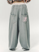 STITCH JOGGER PANTS GREY
