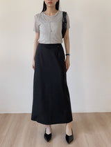 [Sleeveless SET] Tencel Layered Short Sleeve T-shirt