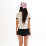 Good vibe only ringer tee_WHITE
