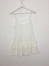 Silk Layer Frill sleeveless (2color)
