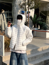 Eco Lightweight Hooded Puffer Jacket (4 Colors)