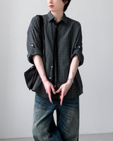 Revolve Turn-up Check Shirt