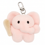 [MADE] fluffy elephant trio <cotton candy pink>