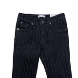 Black Rail Pinstripe Bootcut Long Pants (Black)