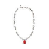 mystic wave jewels necklace [orange]