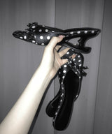 ribbon dot mule (2colors)