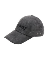 [Wear IU] Vortex side eyelet cap - charcoal