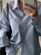Prussy Classic Striped Cotton Shirt / 2 colors