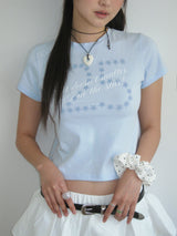 [HEART] Loppy necklace (Ivory)