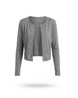 Basic slim button cardigan