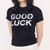 GOOD LUCK TEE BLACK