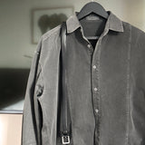 LMN レイニーハイデンシティヒドゥンバンディングコットンスラックス (5 colors)