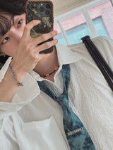 Nation seersucker overfit shirt