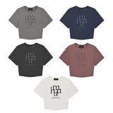 PIGMENT CROP HALF T-SHIRT [5color]