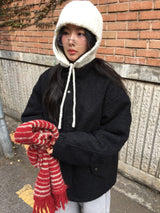 Odd Boucle High Neck Jacket (2color)
