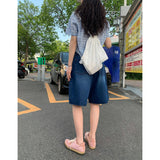 マオ バミューダ デニムパンツ