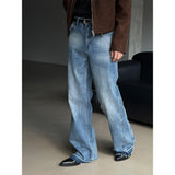 [Unisex] Fade cutting long flare denim pants