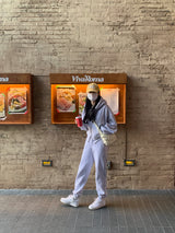 [MADE] Stern hip crop two-way hood zip-up -basic
