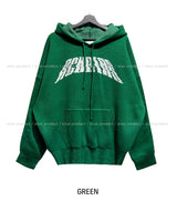Koi Lettering Overfit Hooded Knit