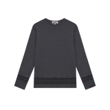 saros ヴィンテージ長袖Tシャツ - チャコール(2)